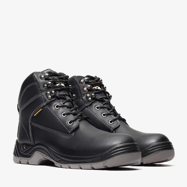 TITAN PRO 6" PLAIN TOE (STEEL TOE) - TITAN PRO 6" PLAIN TOE (STEEL TOE) - 5 / Black - Bonanza Boots