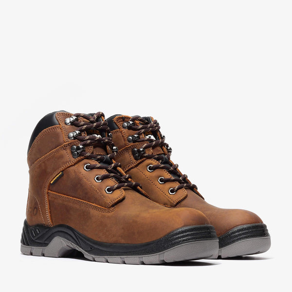 TITAN PRO 6" PLAIN TOE - TITAN PRO 6" PLAIN TOE - 5 / Dark Brown - Bonanza Boots