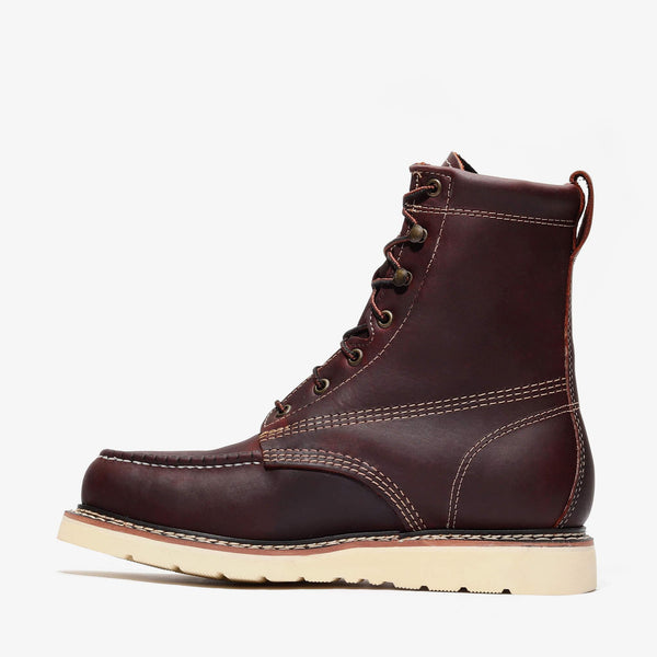 FRONTIER CLASSIC 8" MOC TOE - FRONTIER CLASSIC 8" MOC TOE - 6 / Burgundy - Bonanza Boots