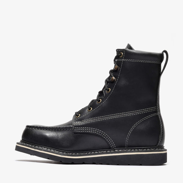 FRONTIER CLASSIC 8" MOC TOE - FRONTIER CLASSIC 8" MOC TOE - 5 / Jet Black - Bonanza Boots