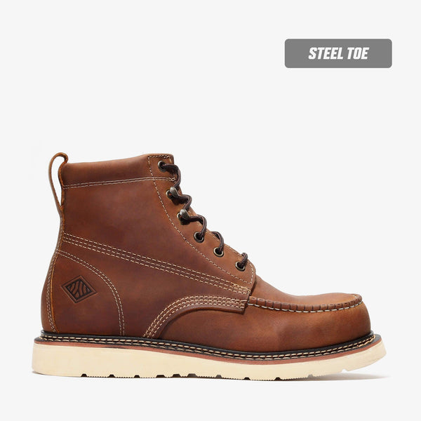 FRONTIER CLASSIC 6" MOC TOE (STEEL TOE) - FRONTIER CLASSIC 6" MOC TOE (STEEL TOE) - 5 - Bonanza Boots