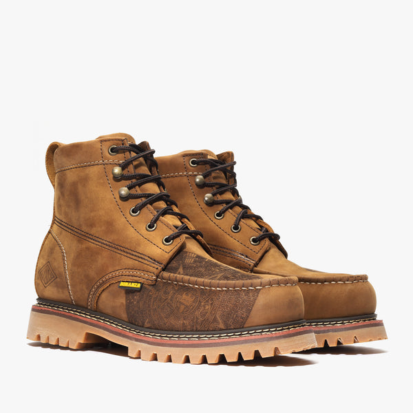 HERITAGE 6" MOC TOE AZTEC BROWN