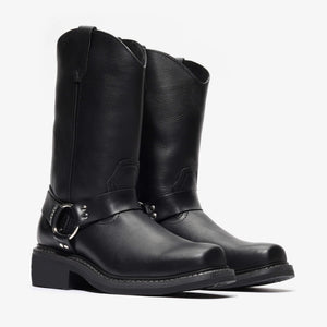 NOMAD 10" HARNESS RIDER - NOMAD 10" HARNESS RIDER - 6 / Jet Black - Bonanza Boots