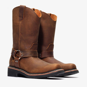 NOMAD 10" HARNESS RIDER - NOMAD 10" HARNESS RIDER - 6 / Crazy Horse - Bonanza Boots