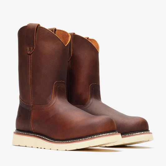 FRONTIER CLASSIC 10" WELLINGTON - FRONTIER CLASSIC 10" WELLINGTON - 6 / Crazy Horse - Bonanza Boots
