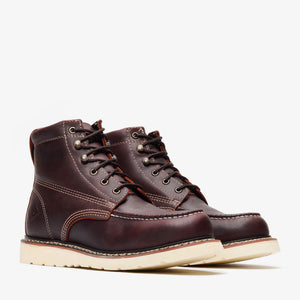 FRONTIER CLASSIC 6" MOC TOE BURGUNDY