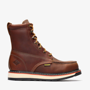 FRONTIER DUAL 8" MOC TOE - FRONTIER DUAL 8" MOC TOE - 6 / Crazy Brown - Bonanza Boots