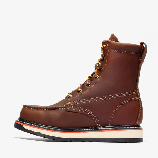 FRONTIER DUAL 8" MOC TOE - FRONTIER DUAL 8" MOC TOE - 6 / Crazy Brown - Bonanza Boots
