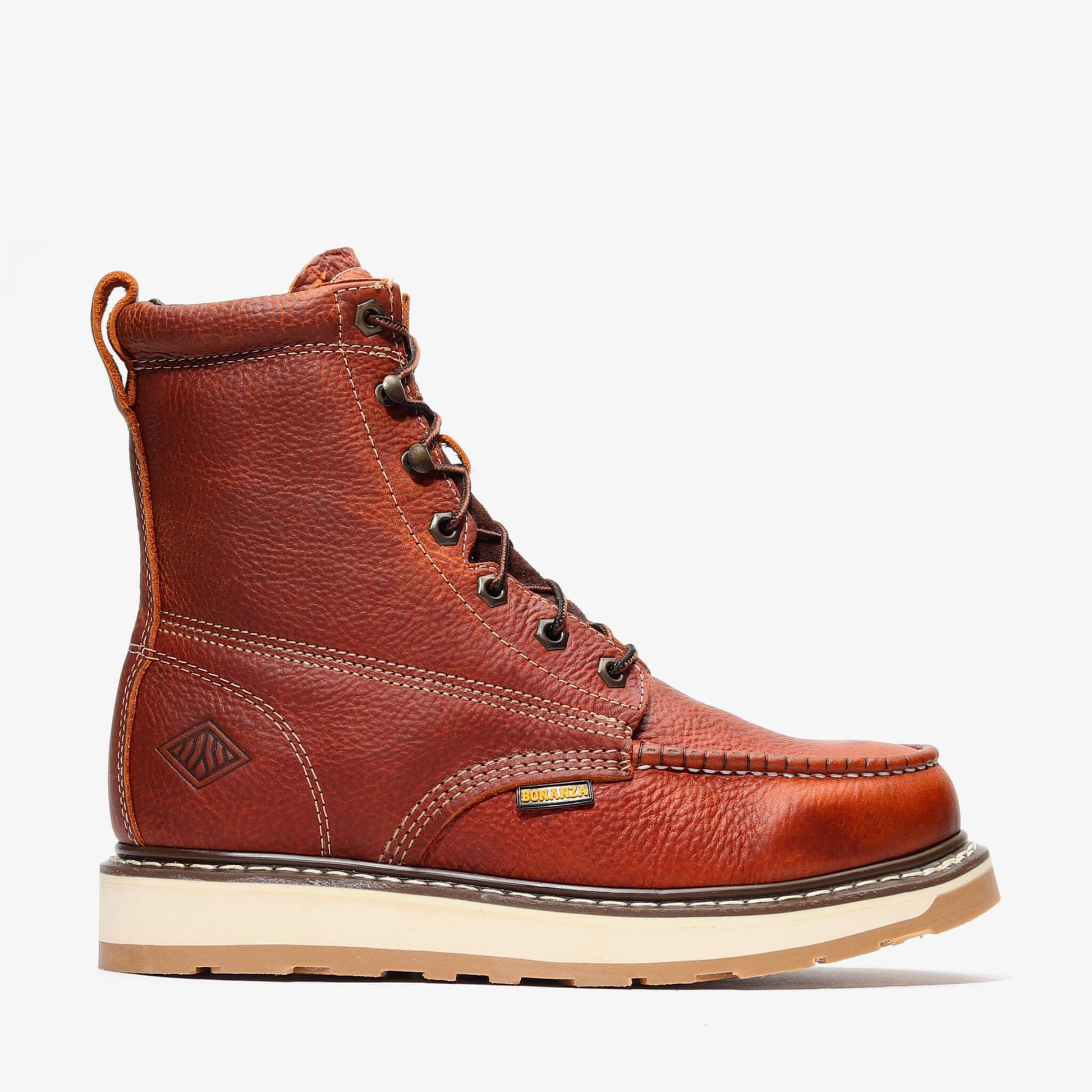 FRONTIER DUAL 8" MOC TOE - FRONTIER DUAL 8" MOC TOE - 6 / Light Brown - Bonanza Boots