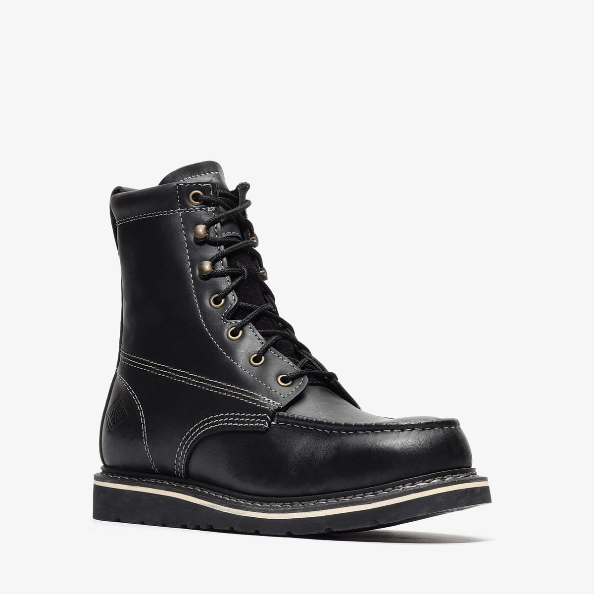 Frontier Moc Toe Work Boot - Jet Black – Bonanza Boots
