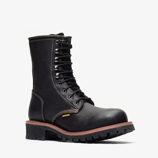 SIERRA 9" LOGGER (STEEL TOE) - SIERRA 9" LOGGER (STEEL TOE) - 5 / Black - Bonanza Boots