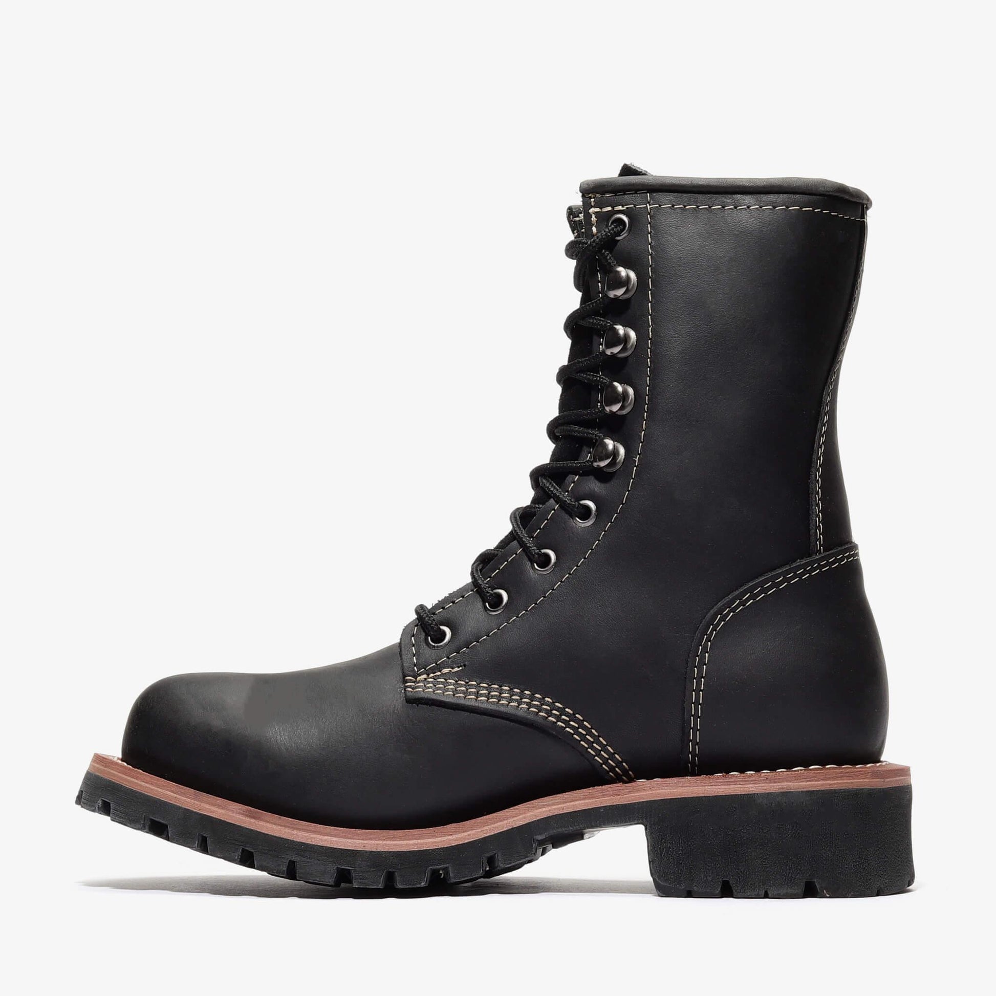 SIERRA 9" LOGGER (STEEL TOE) - SIERRA 9" LOGGER (STEEL TOE) - 5 / Black - Bonanza Boots