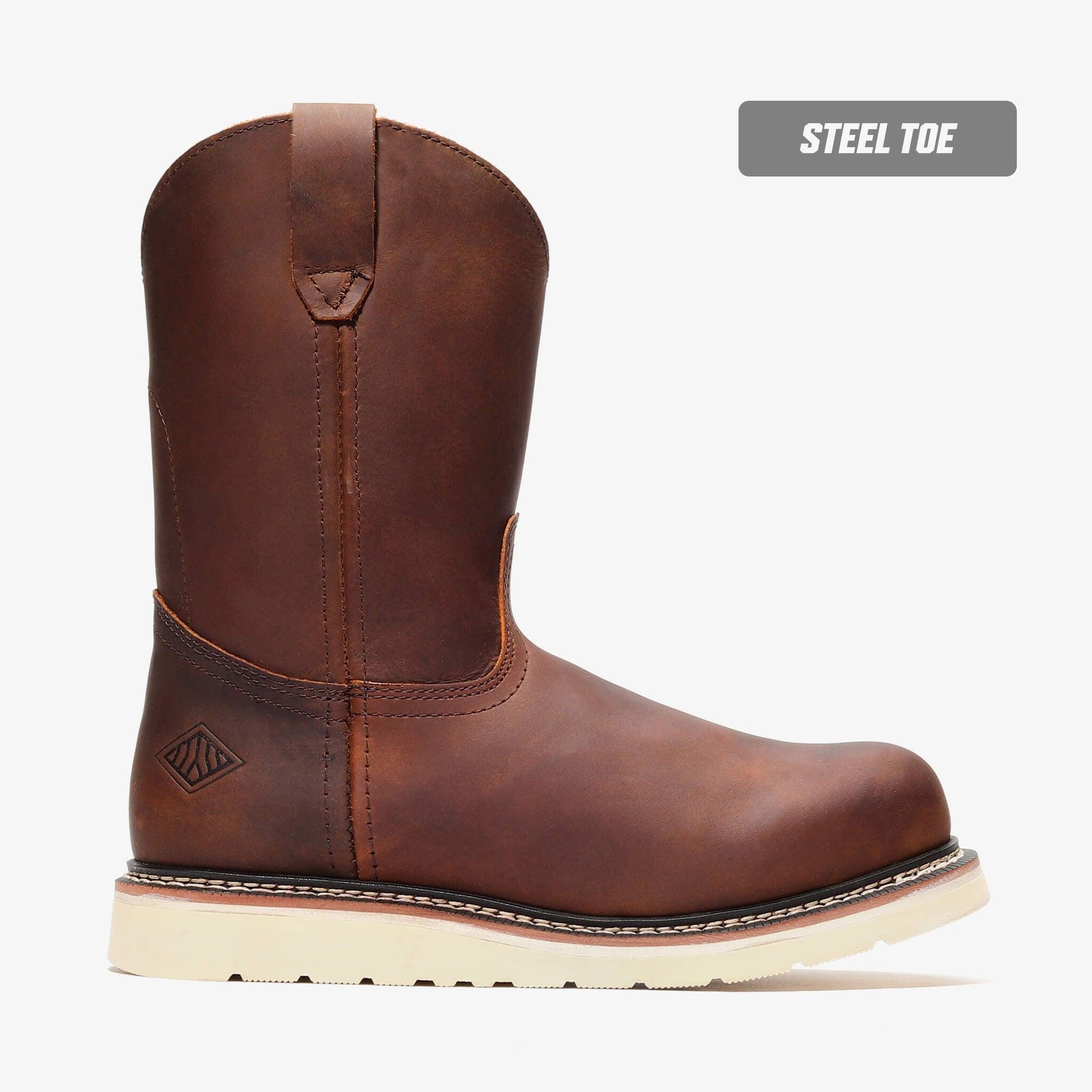 FRONTIER CLASSIC 10" WELLINGTON (STEEL TOE) - FRONTIER CLASSIC 10" WELLINGTON (STEEL TOE) - 6 / Crazy Horse - Bonanza Boots