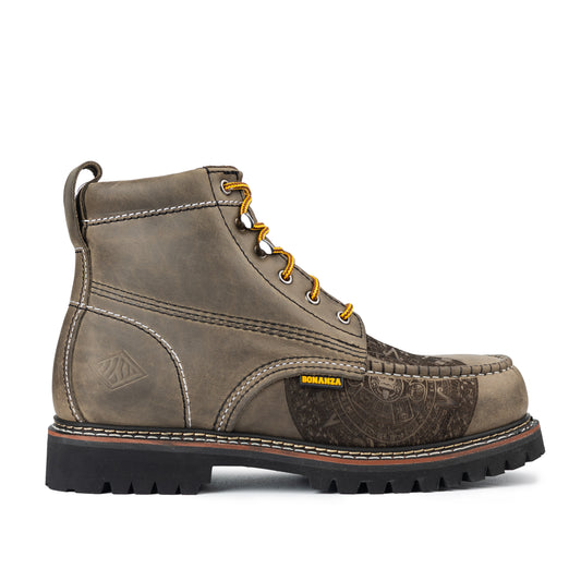 HERITAGE 6" MOC TOE AZTEC GREY